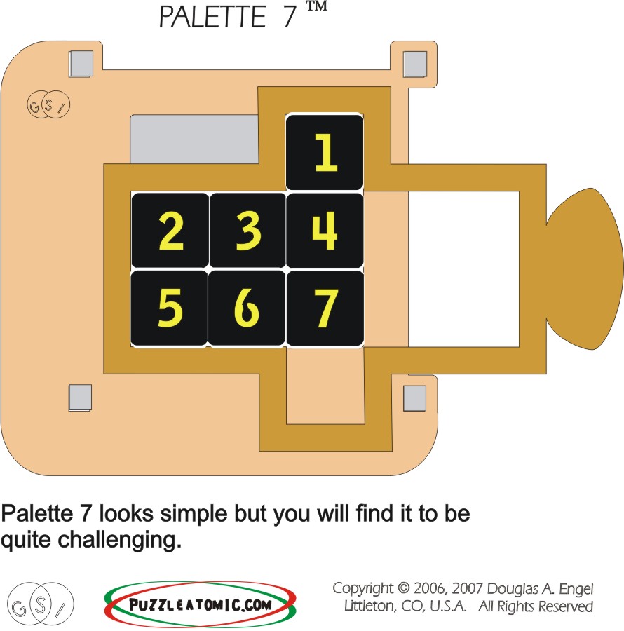 Palette 7 Price 20 00 Plus Shipping approx 5 X 8 
